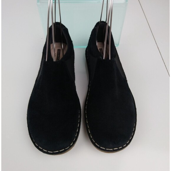 Clarks Collection Loafers Womens 5.5 Slip On Flats Black Suede #13281 - Picture 3 of 8
